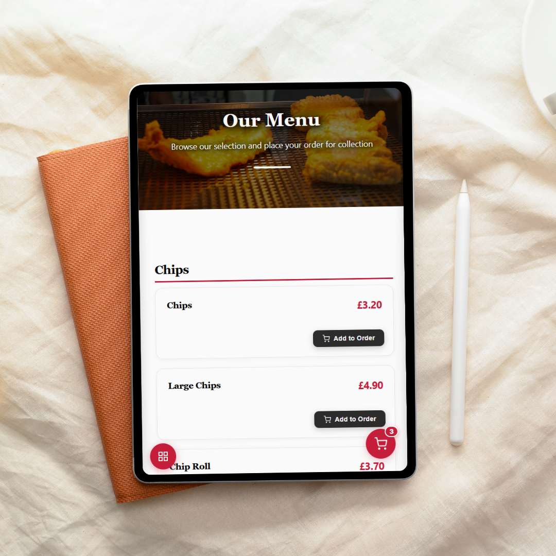 Balmoral Chippy – Our Menu